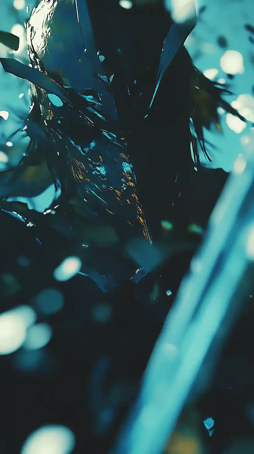 Close up of a beautiful fantasy knight in dynamic battle pose