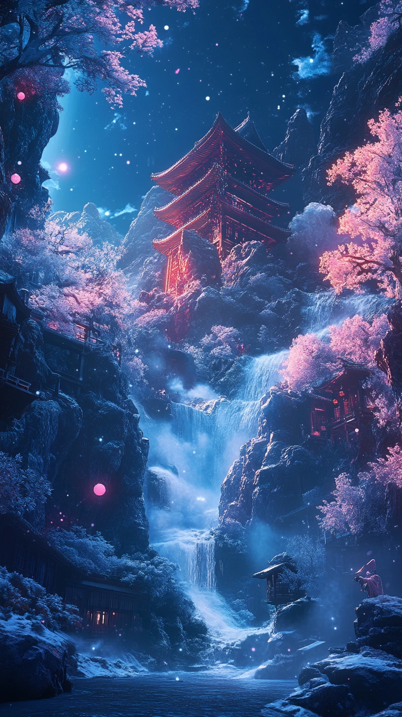 雪山前日向旅館的動漫女子