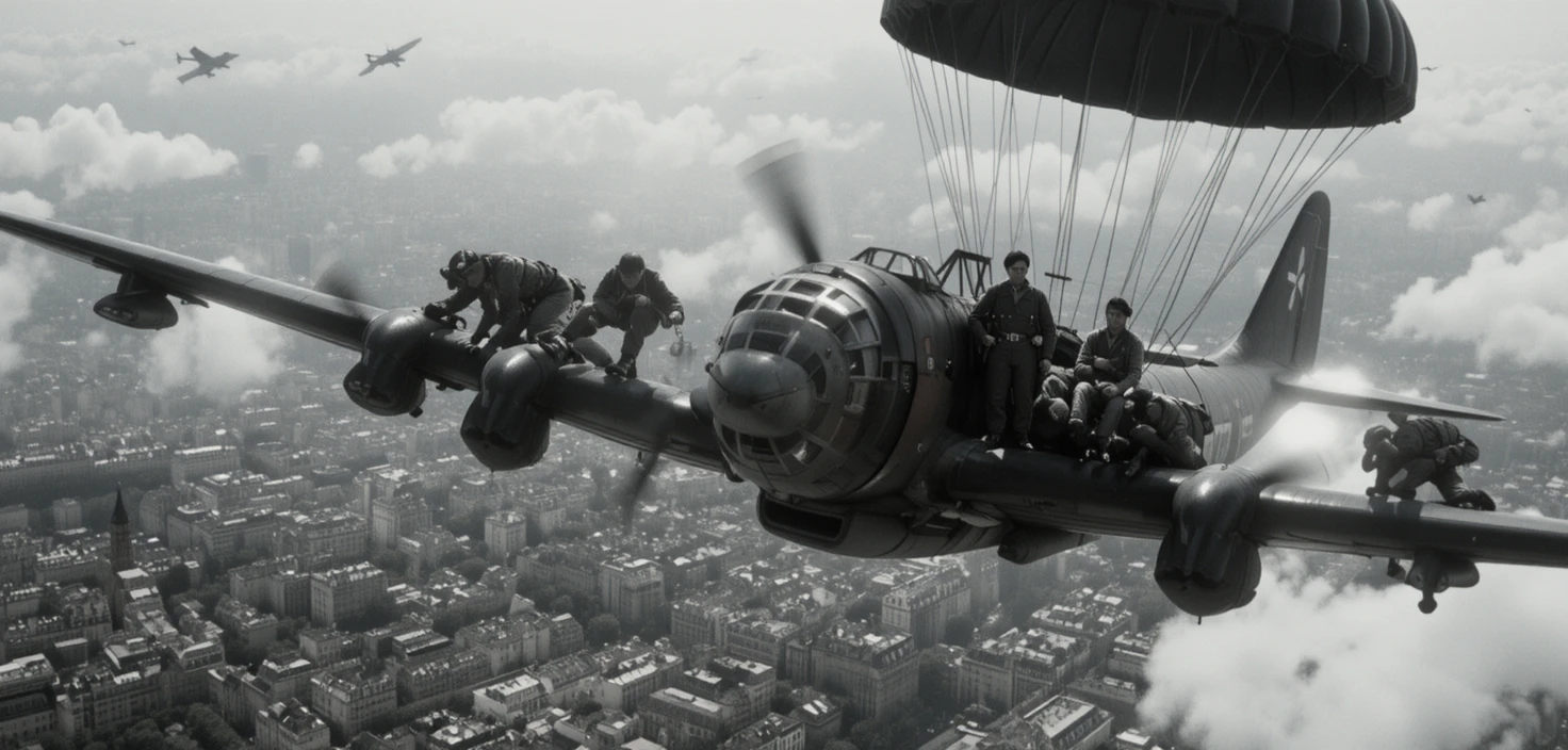 1942 年被擊落於德軍佔領下巴黎上空的英國戰機