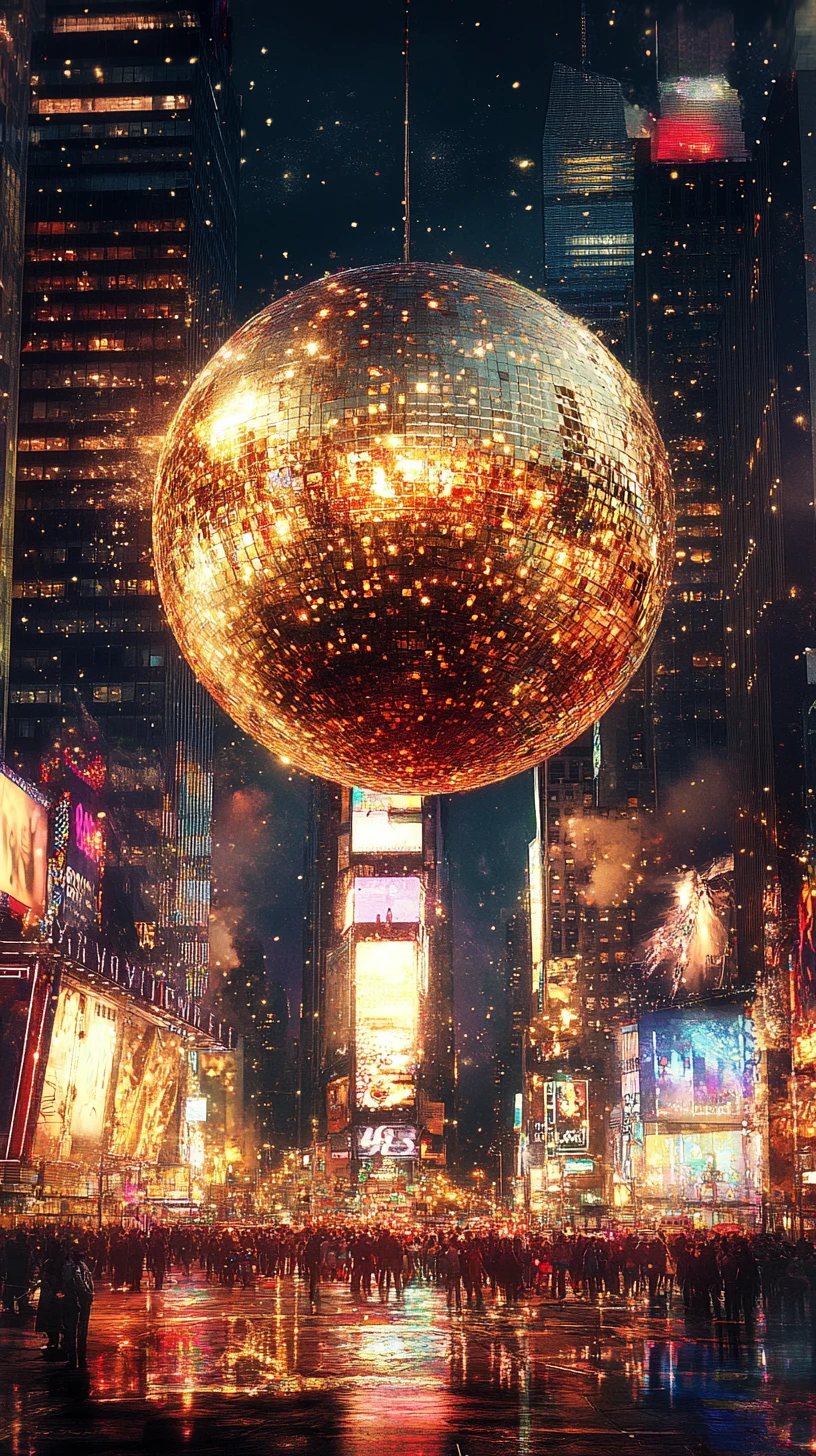 照亮城市天際線的璀璨新年球體
