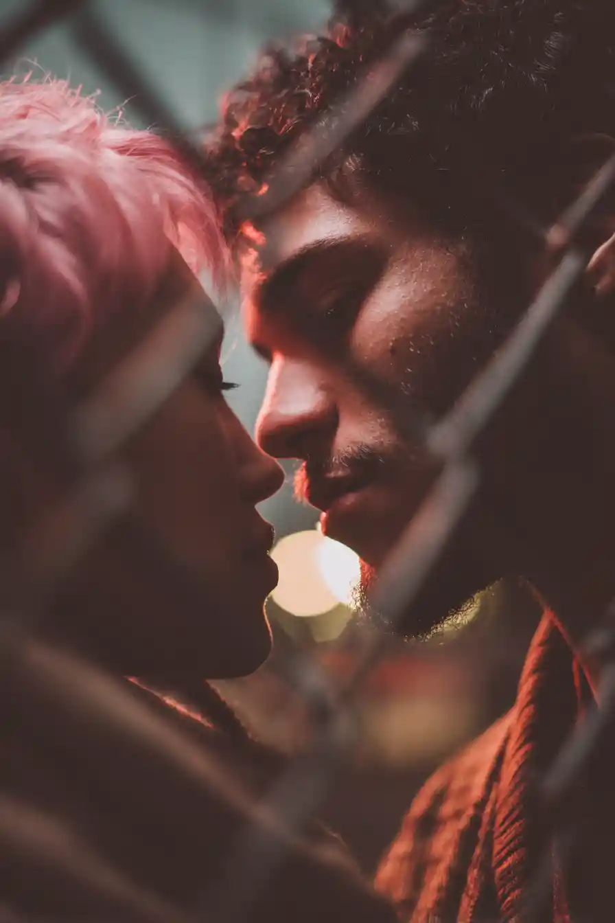 Powerful romantic scene of youth headed for heartbreak