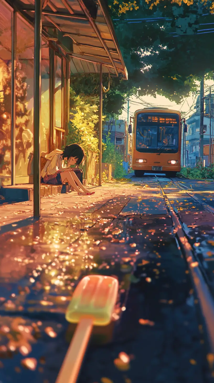Sleepy rider on a country bus in warm afternoon light