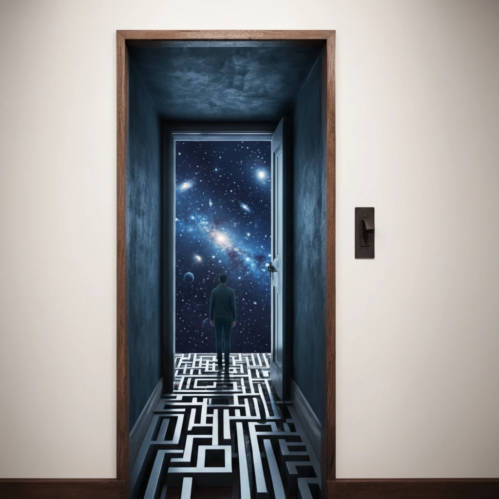 Small soul facing multiple paths toward distant galaxy stars