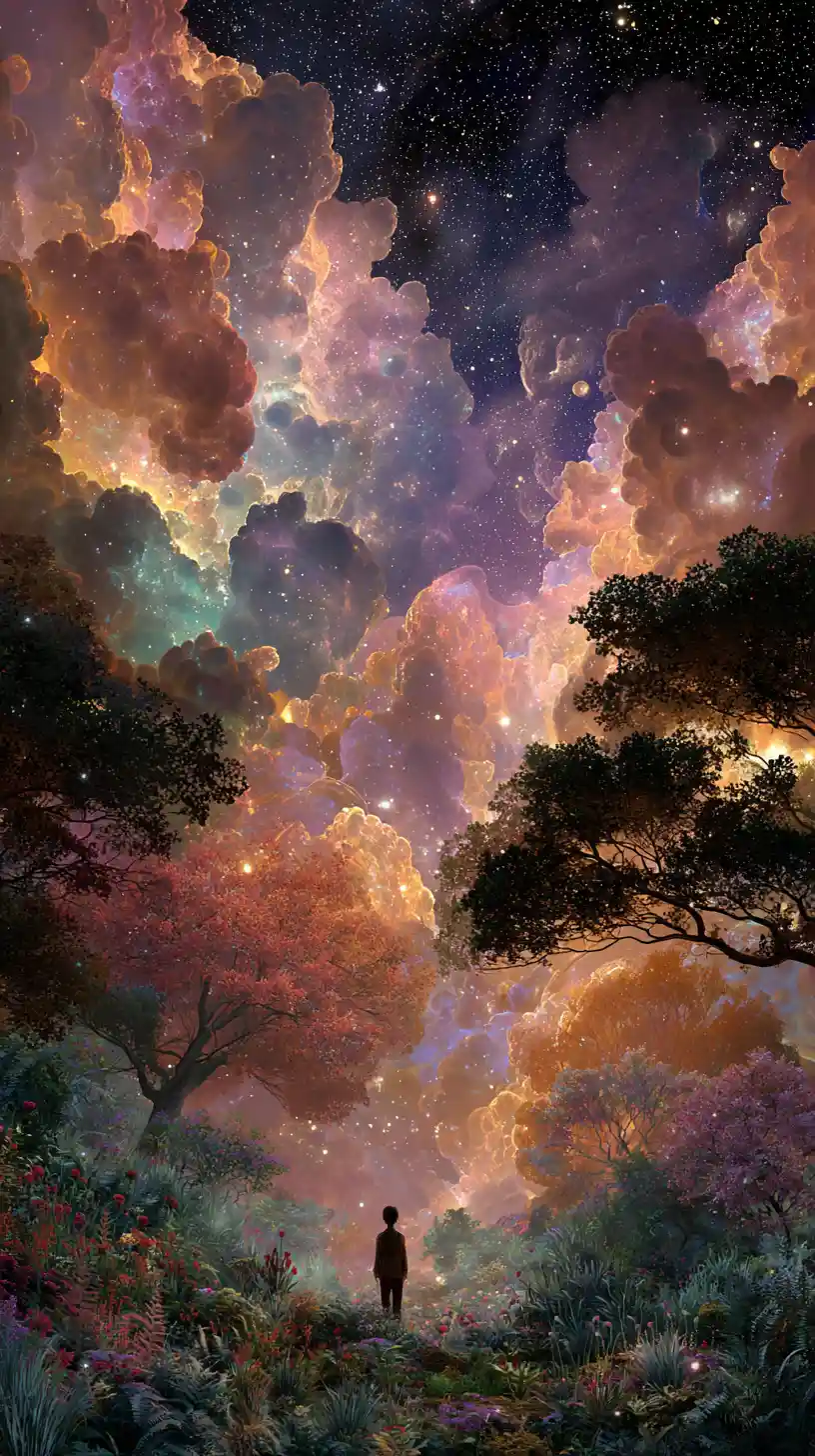 Surreal fantasy world created for personal imagination