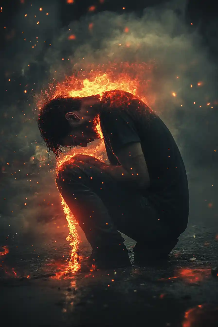 A storm of longing and flames of forgotten cold