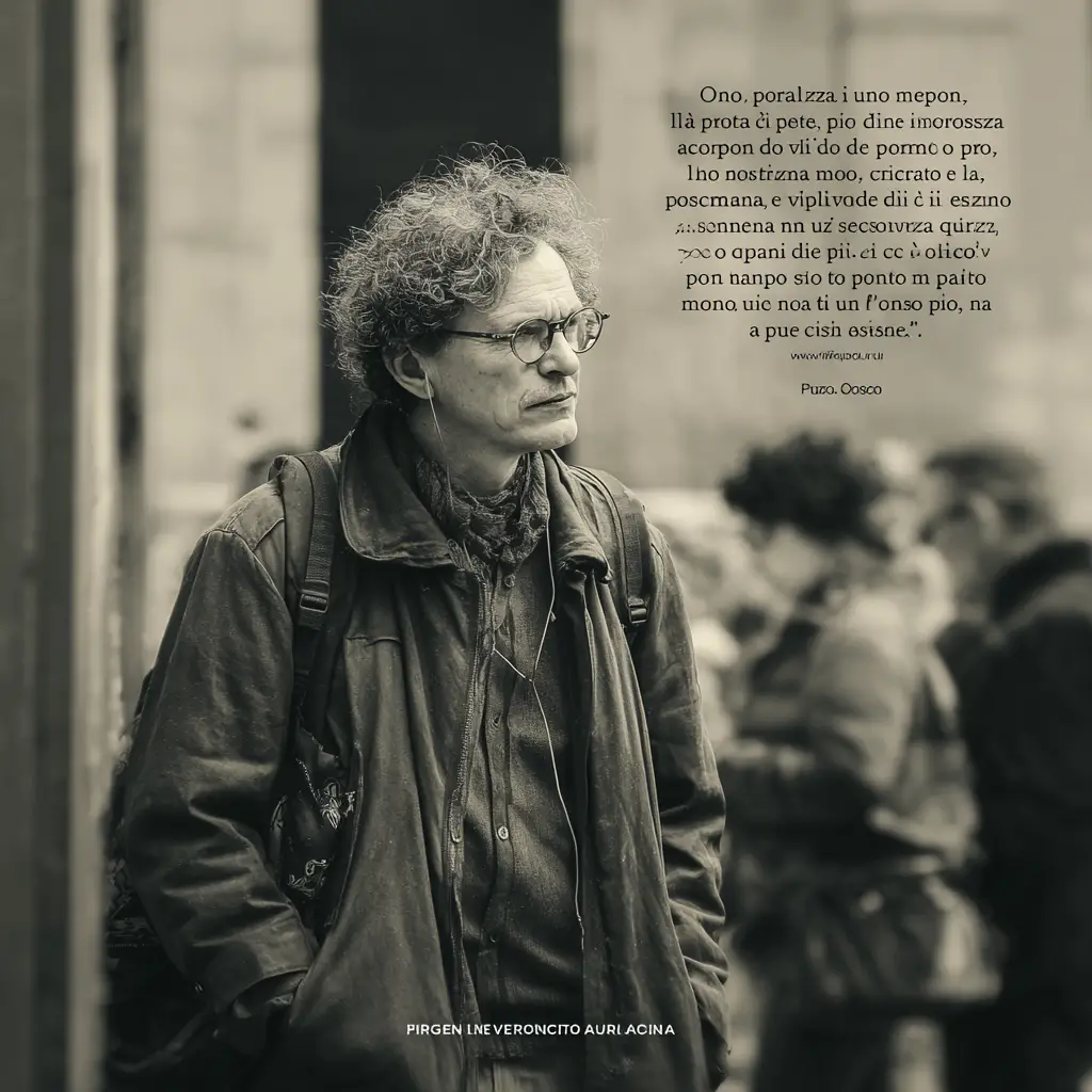 Bittersweet typographic quote about unique people in life