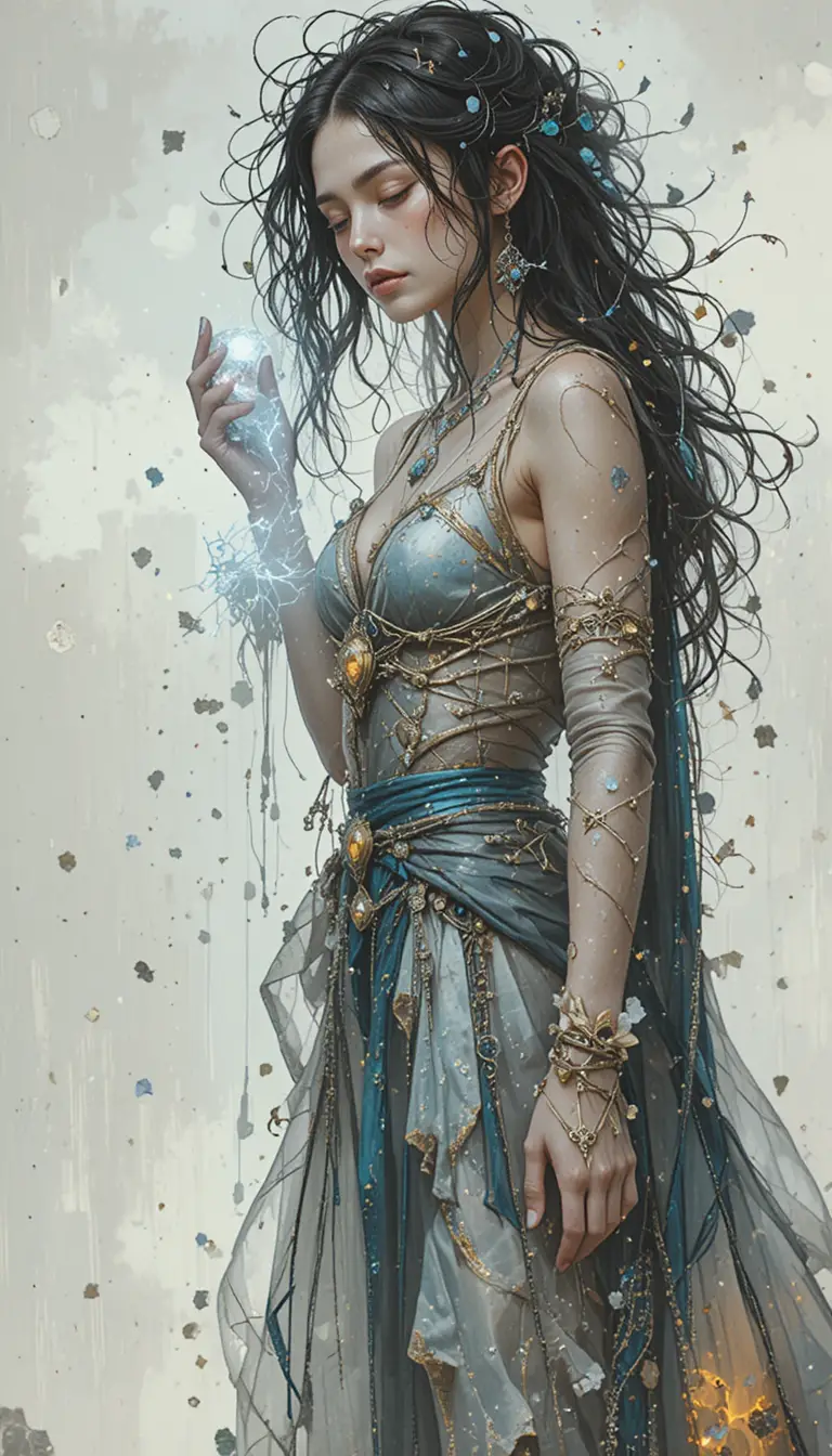 Figure drinking from a storm after being denied the well