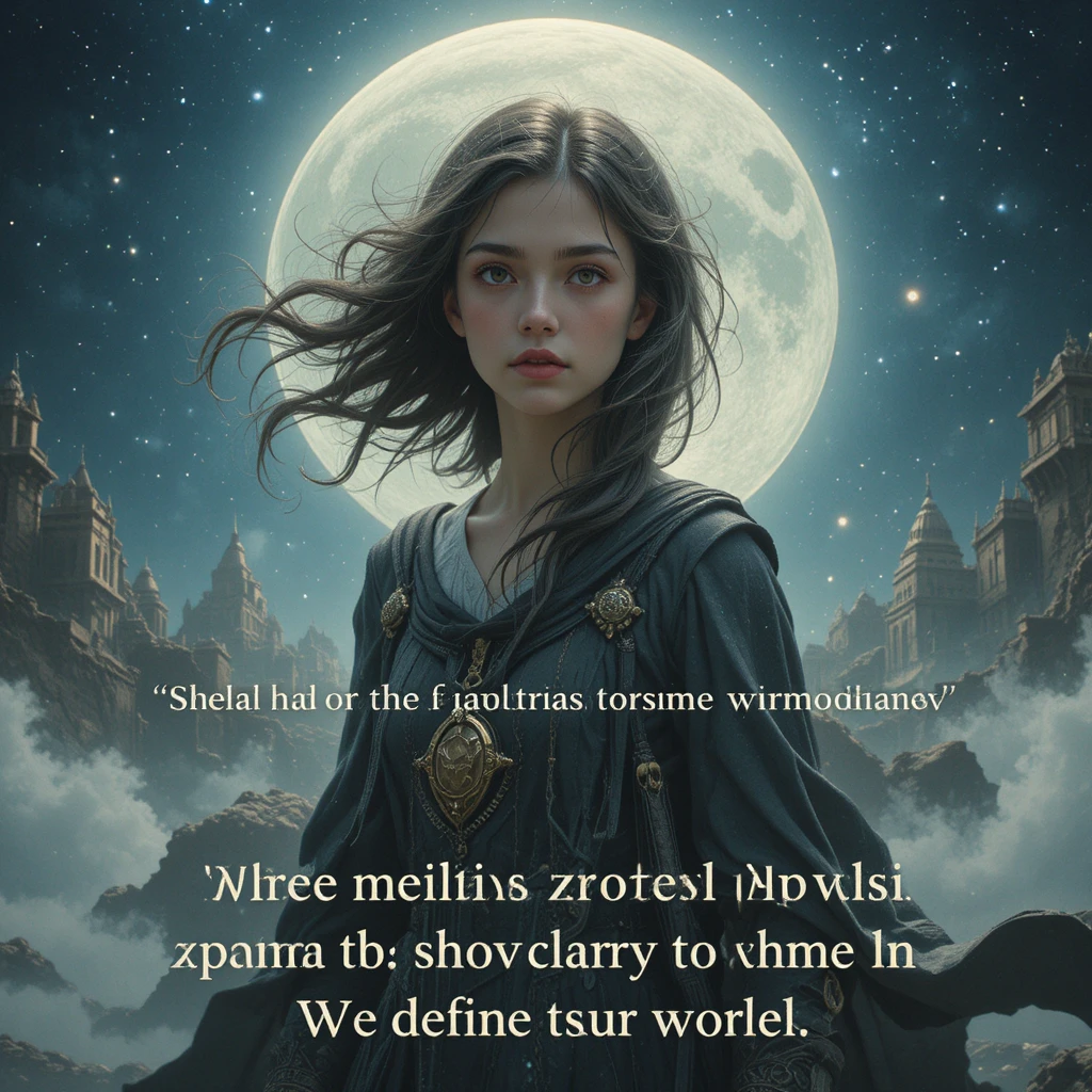 Poster Tipografico Ispirazionale con Citazioni di Keeper of the Lost Cities