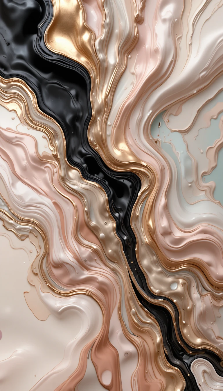 Minimal abstract 3D shapes with glossy and matte surfaces