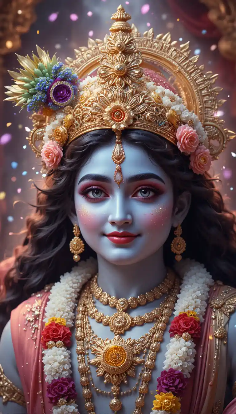 Devotional krishna bhakti music with calm spiritual vibe