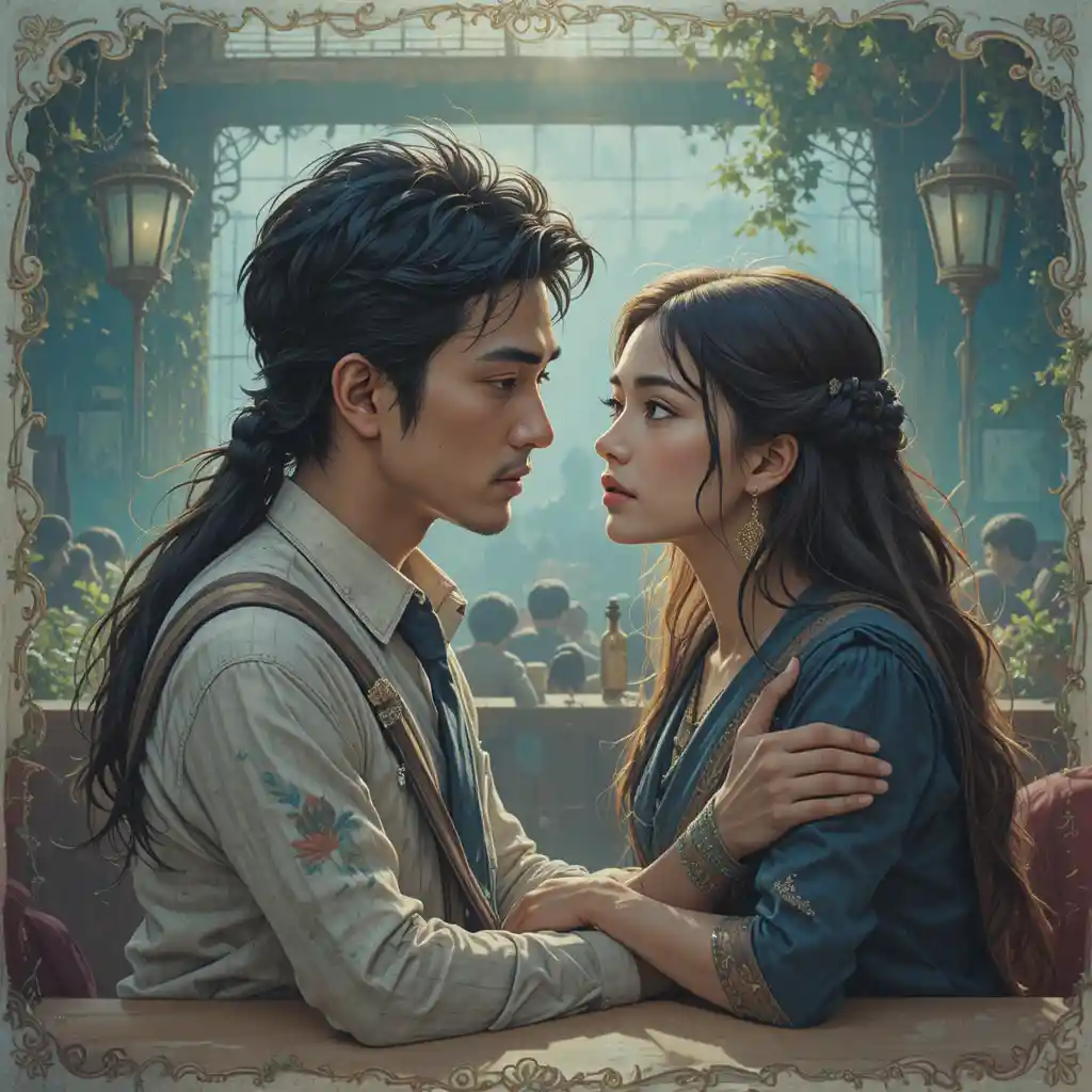Sad school love story of a monkey couple
