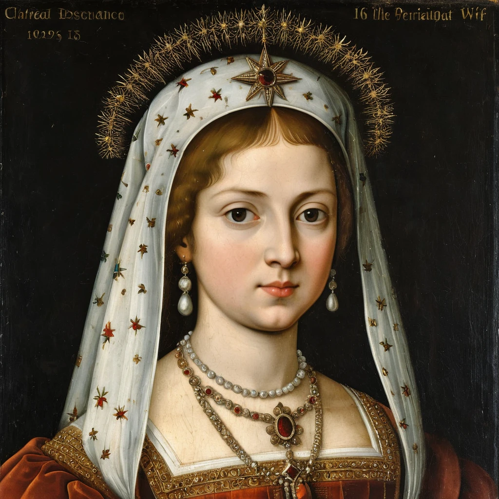 Renaissance portrait of a French queen consort in profile