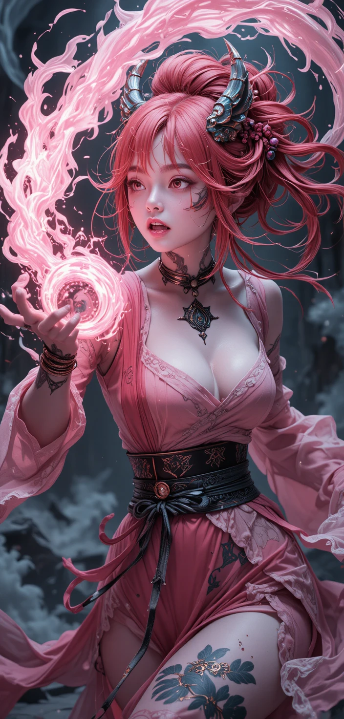 白色童話宮殿前的精緻裝甲女戰士