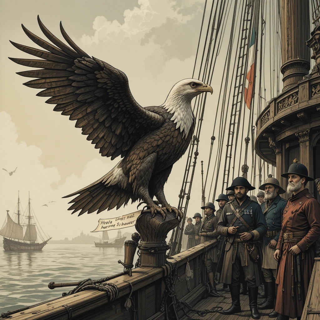 Eagle Messenger On A Historic Harbor Ship With Captain
