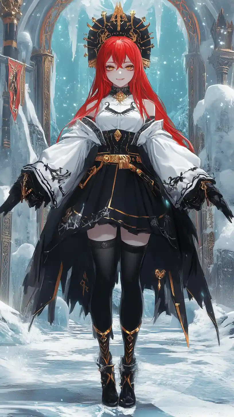 水晶宮中的持鎚動漫少女戰士