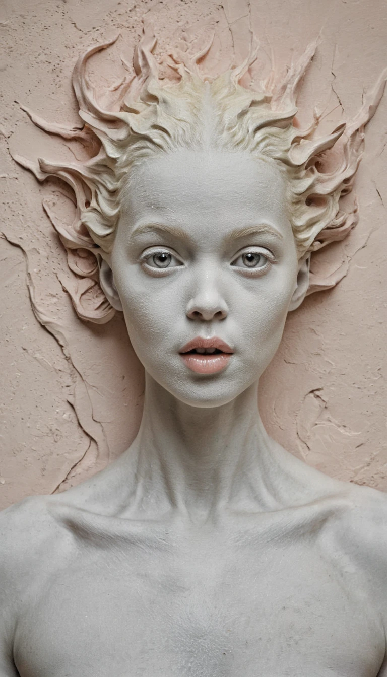 Primissimo piano del petto femminile illuminato dal sole e dei capelli