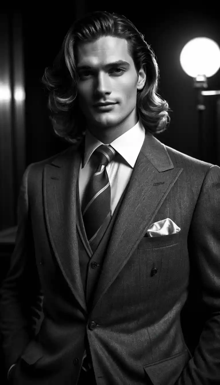 Charming portrait of a fit man in a Superman costume