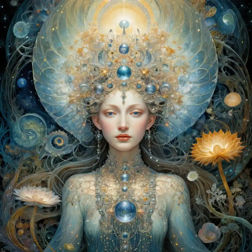 絢麗神聖的分形視界：萬物相連的存在