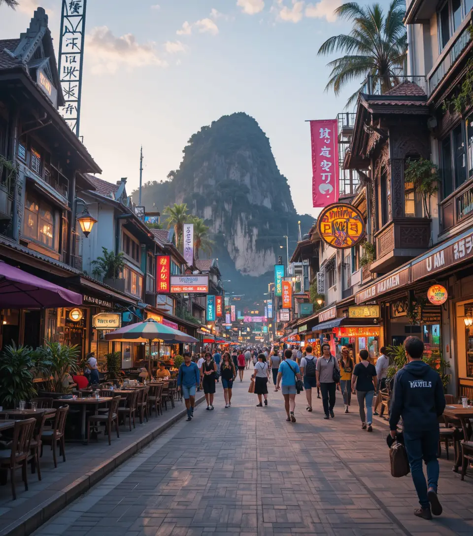 Popular Thailand beach resorts with vibrant nightlife and relaxation