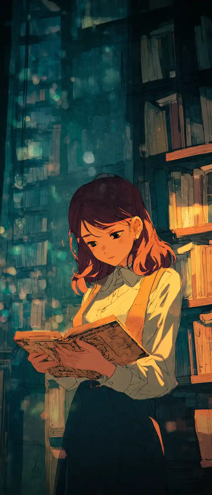 Jeune femme en larmes devant un précieux livre de contes de fées