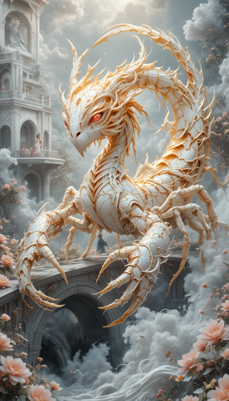 白色幻想宮殿河畔的神秘靈體生物