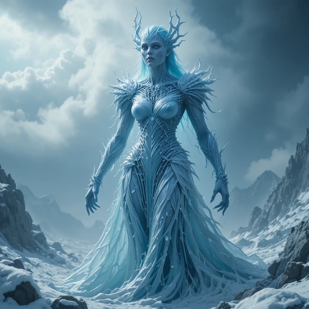 冰封奇幻國度中的風暴冰雪女王