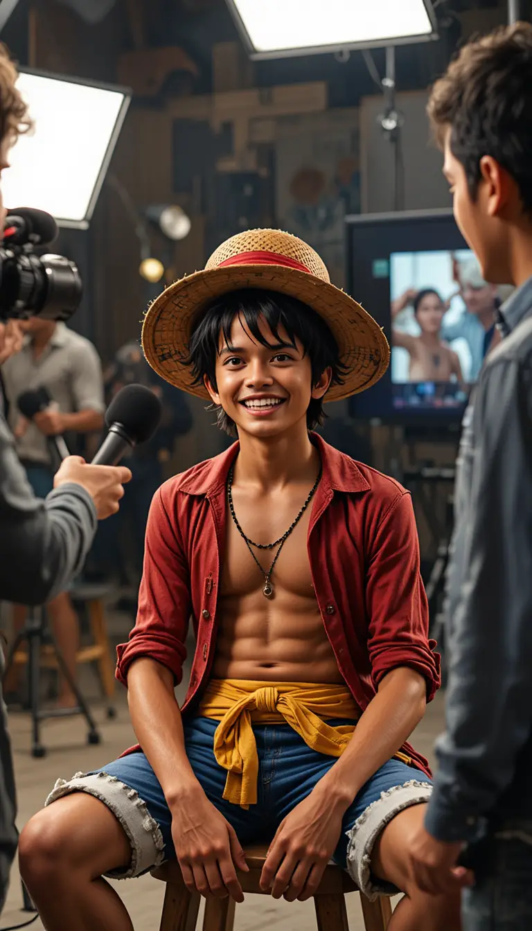 Actor interview as a grounded live action pirate hero