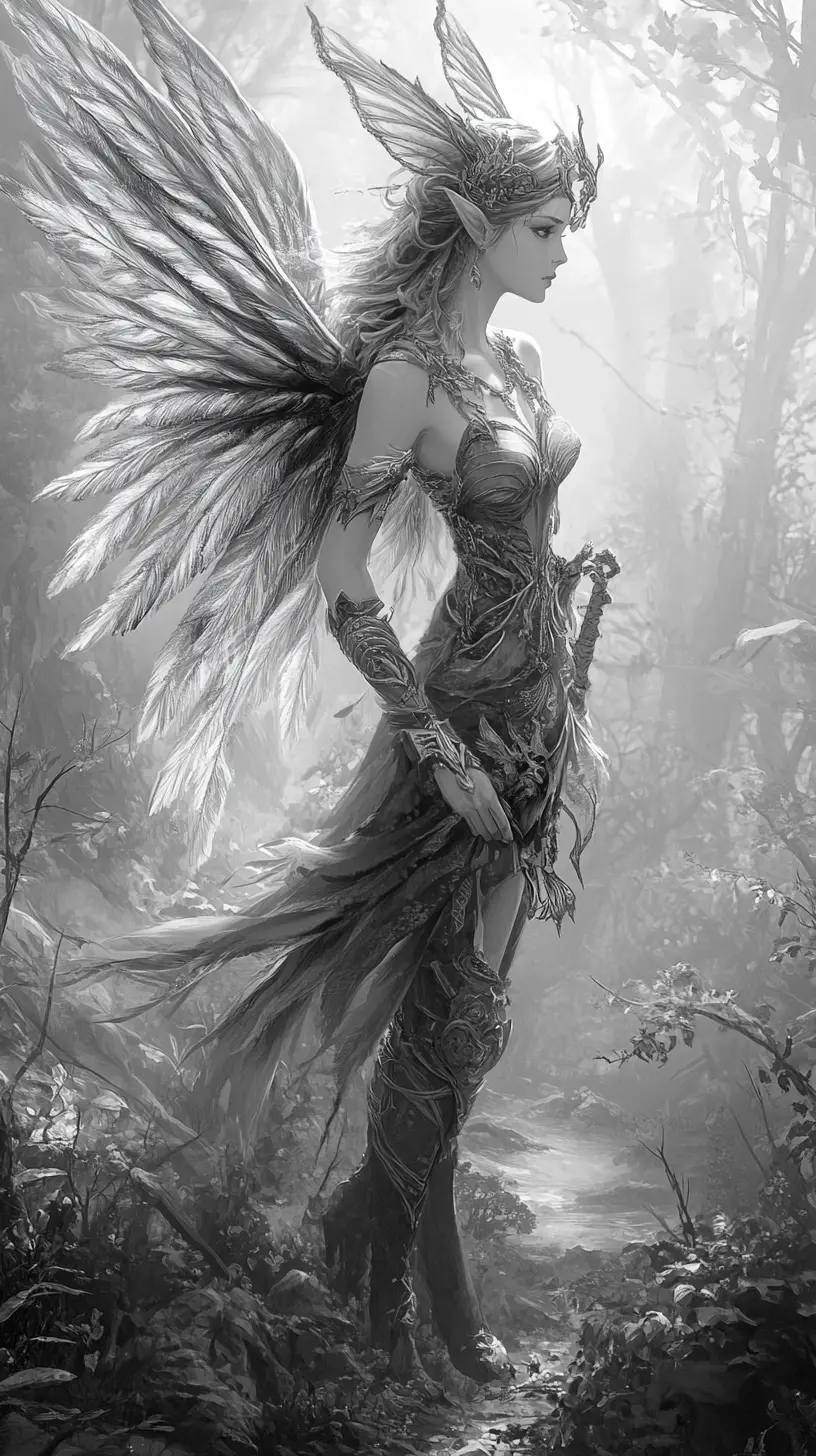 Mystical Romanian iele faeries with powerful enchanting presence