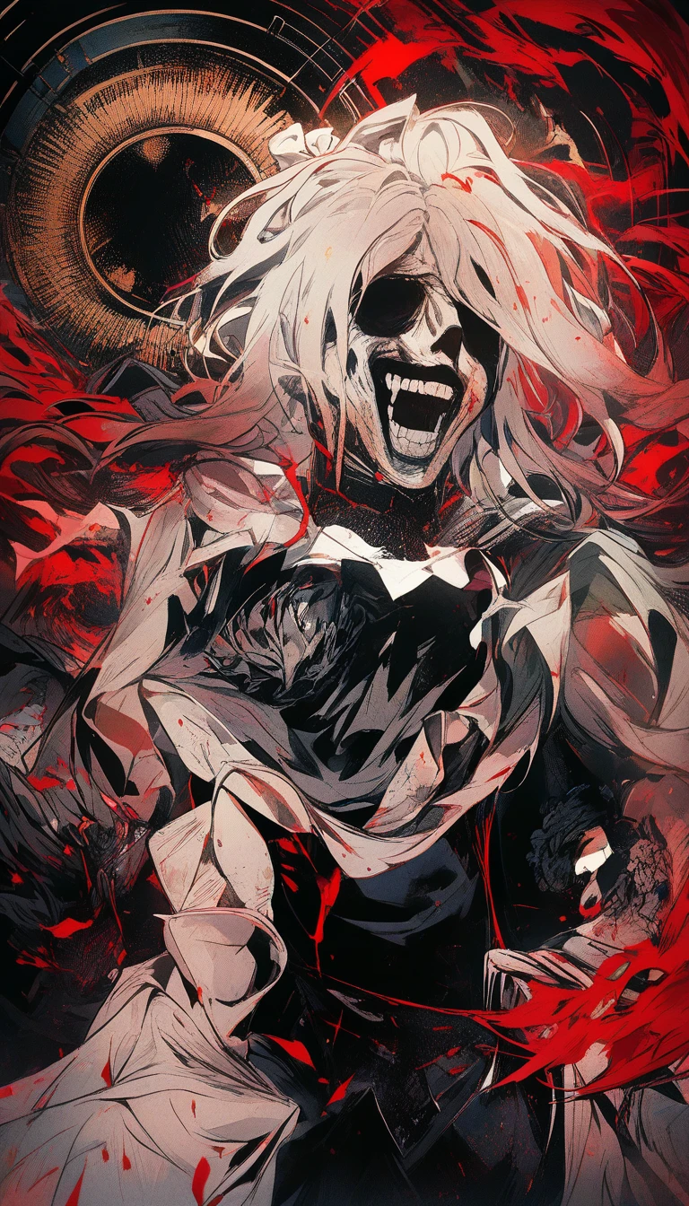 Laughing together as blood pours toward inevitable doom
