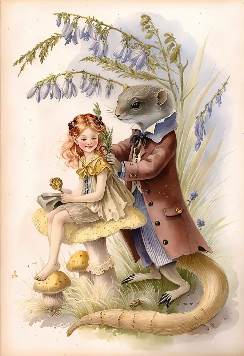 Fairy On Mushroom Styled By Dapper Salamander Barber