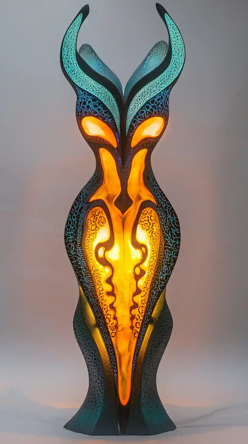 Mystical Firefly Spirit Guardian In Ethereal Glow