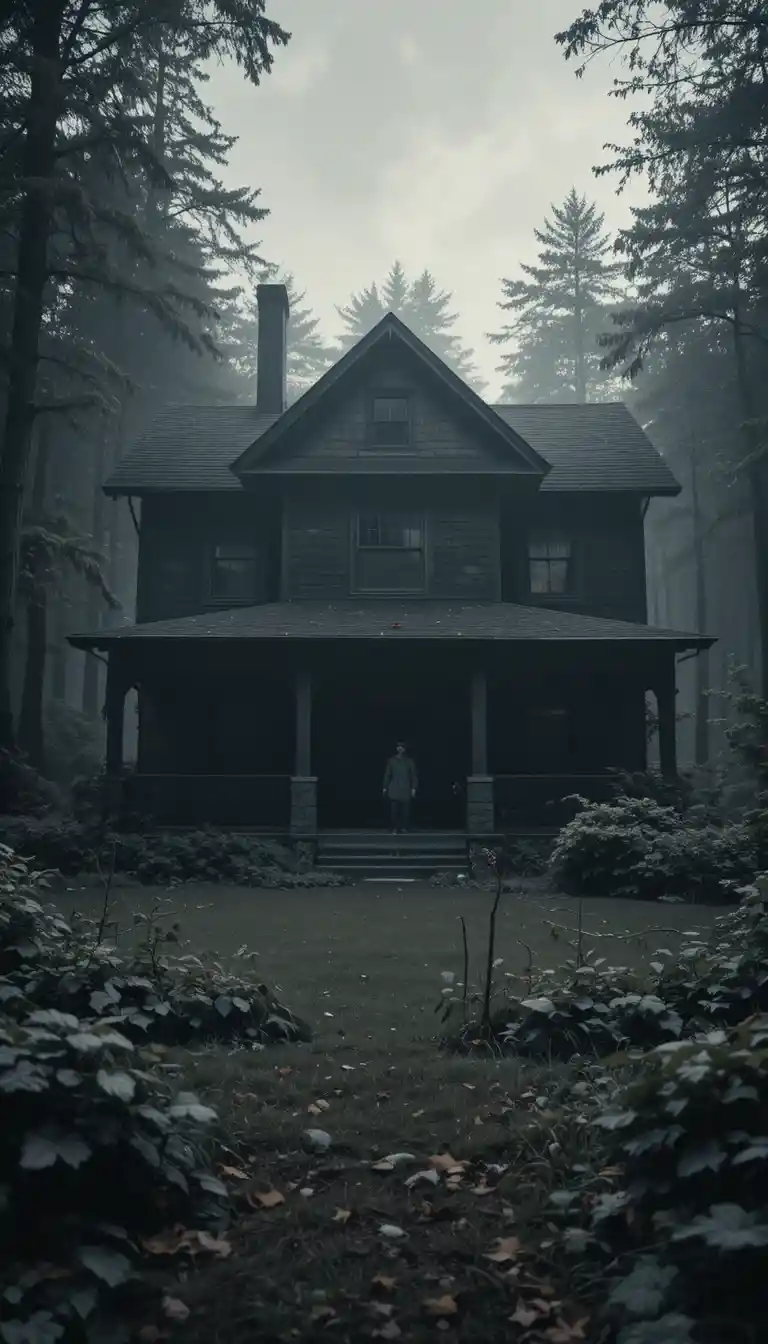 Paranormal investigators confronting evil in a haunted house