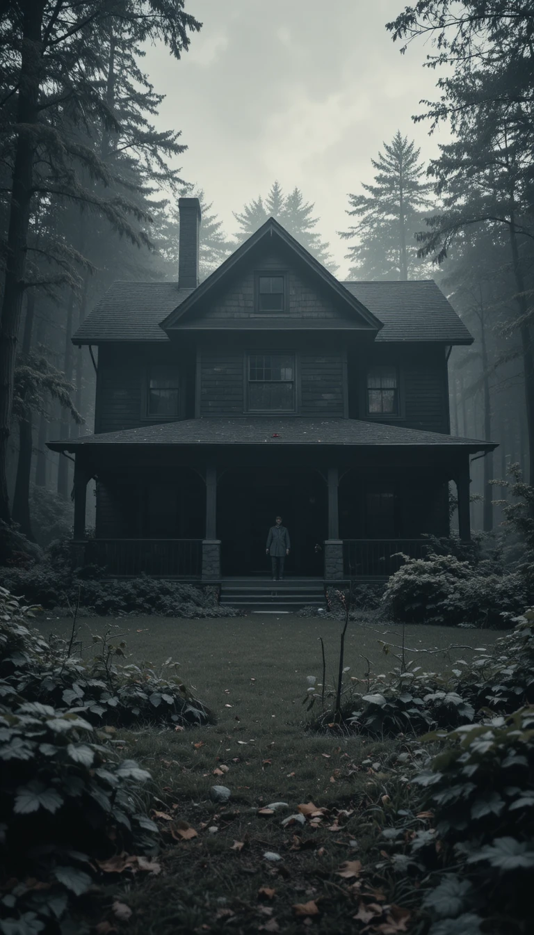 Paranormal investigators confronting evil in a haunted house