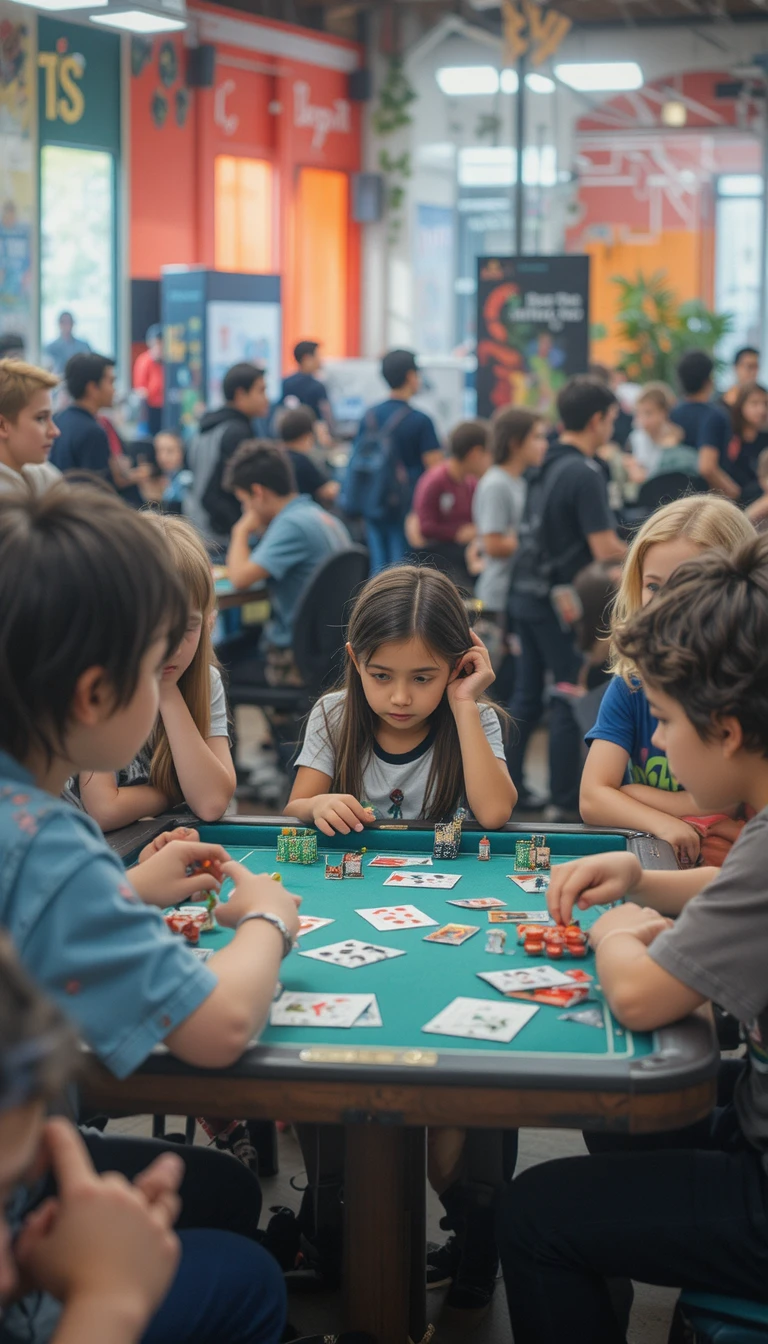 Jugadores desesperados reunidos para un mortal torneo de juegos infantiles