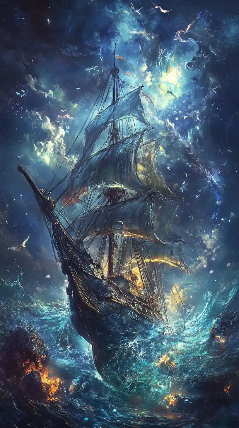 Un capitán solitario domina mares misteriosos llenos de sirenas