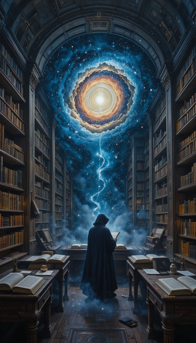 在宇宙圖書館研究銀河的孤獨學者