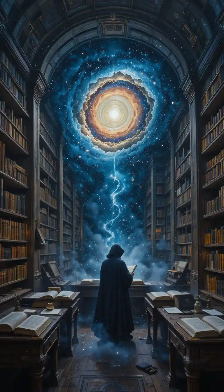 在宇宙圖書館研究銀河的孤獨學者