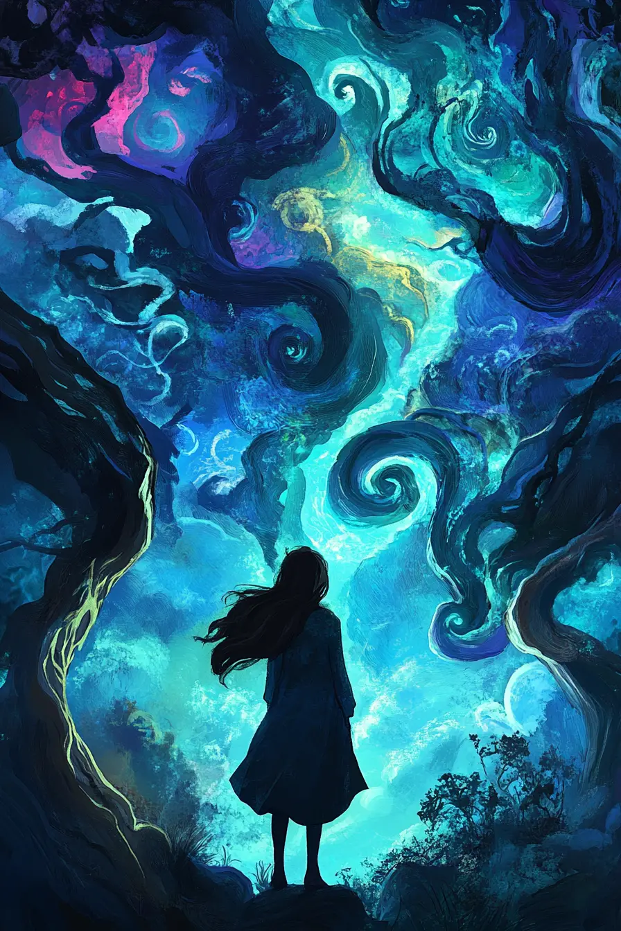 Dark foreboding colors inspired by wicked daydreams