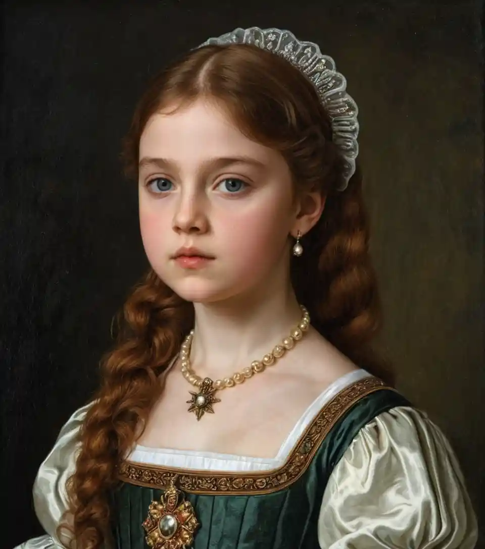 Renaissance portrait of a young Scottish noblewoman