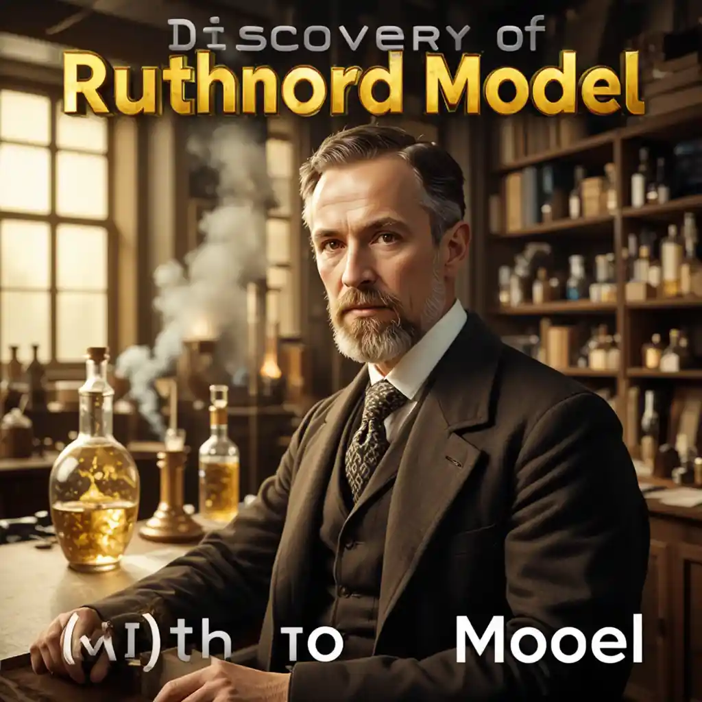 Scientist Portrait In Early 1900s Laboratory Setting