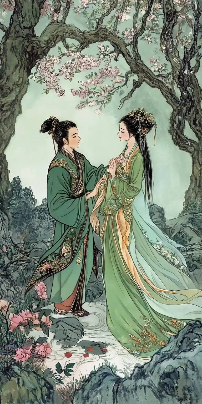 被璀璨天河分隔的神話戀人