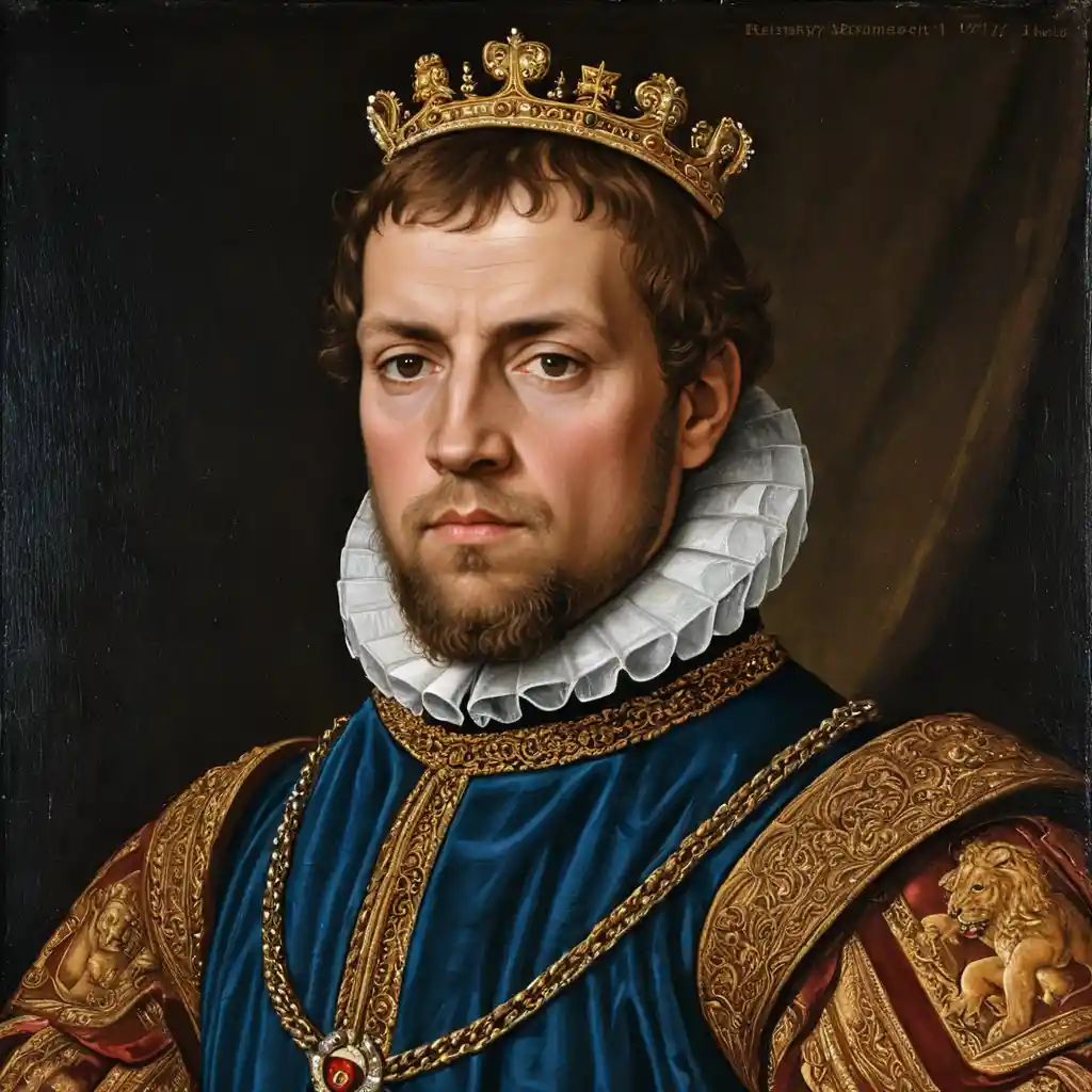 1576年のスコットランド王フィリップ1世のルネサンス肖像画