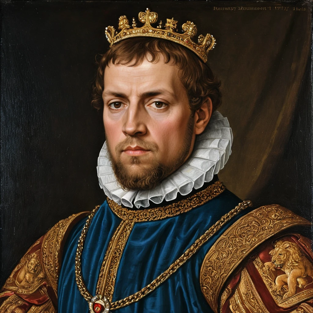 1576年のスコットランド王フィリップ1世のルネサンス肖像画