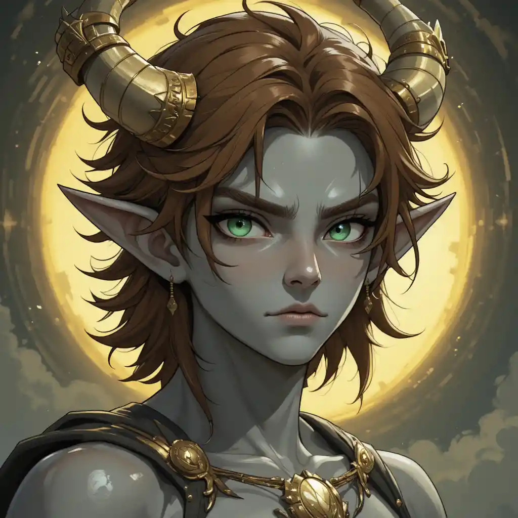 Young pale skinned man god in a fantasy world