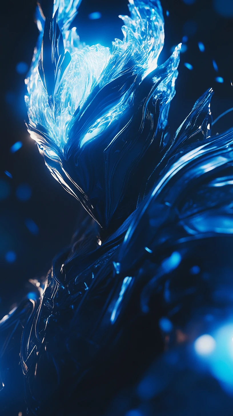 Close up anime knight in a dynamic fantasy battle scene