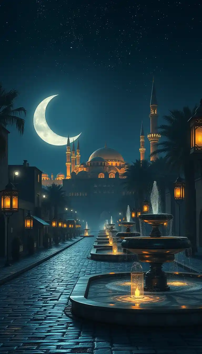 Lanterne di Ramadan che illuminano le antiche strade di Sana'a