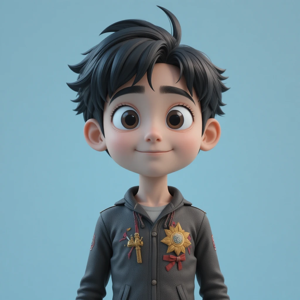 Hombre presentando un tutorial en video de caricatura 3D paso a paso