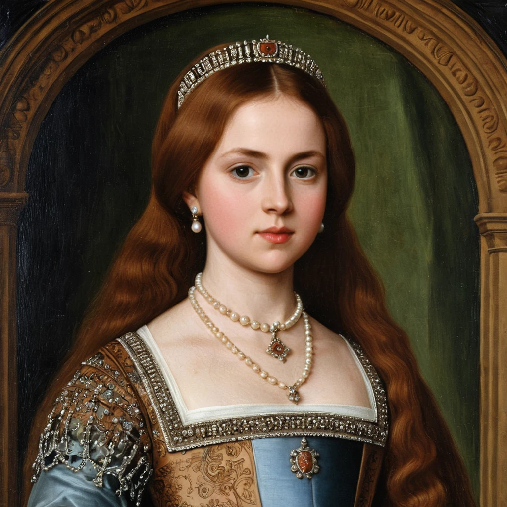 Renaissance portrait of a young Scottish princess