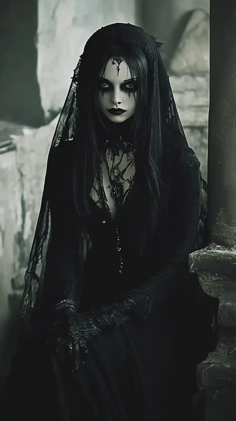 Traditionelle Darstellung eines vampirischen Geisterwesens aus der Folklore