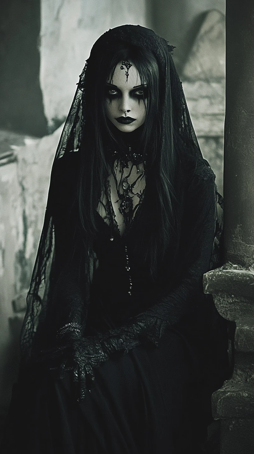 Raffigurazione tradizionale di uno spirito vampiro del folklore